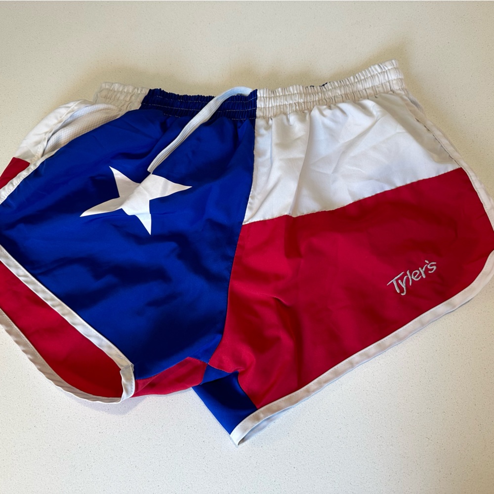 TYLERS Texas Flag Racer Jogging Shorts